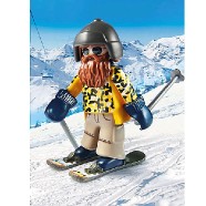 Lyžař na lyžích Playmobil