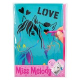 Škrabací obrázky Miss Melody