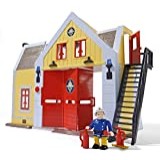 Simba 109251062 - Feuerwehrmann Sam Feuerwehrstation mit Figur 30cm