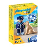 Policista se psem Playmobil
