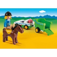 Auto s přívěsem pro koně Playmobil