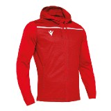 AETHER FULL ZIP HOODY RED/WHT