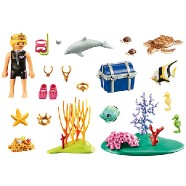 Potápěčka s pokladem Playmobil