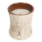 Svíčka keramická oválná váza WoodWick