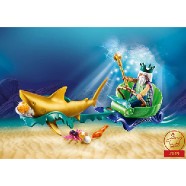 Král moří se žraločím kočárem Playmobil