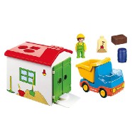 Vyklápěcí auto s garáží Playmobil