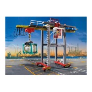 Portálový jeřáb s kontejnery Playmobil
