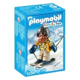 Lyžař na lyžích Playmobil